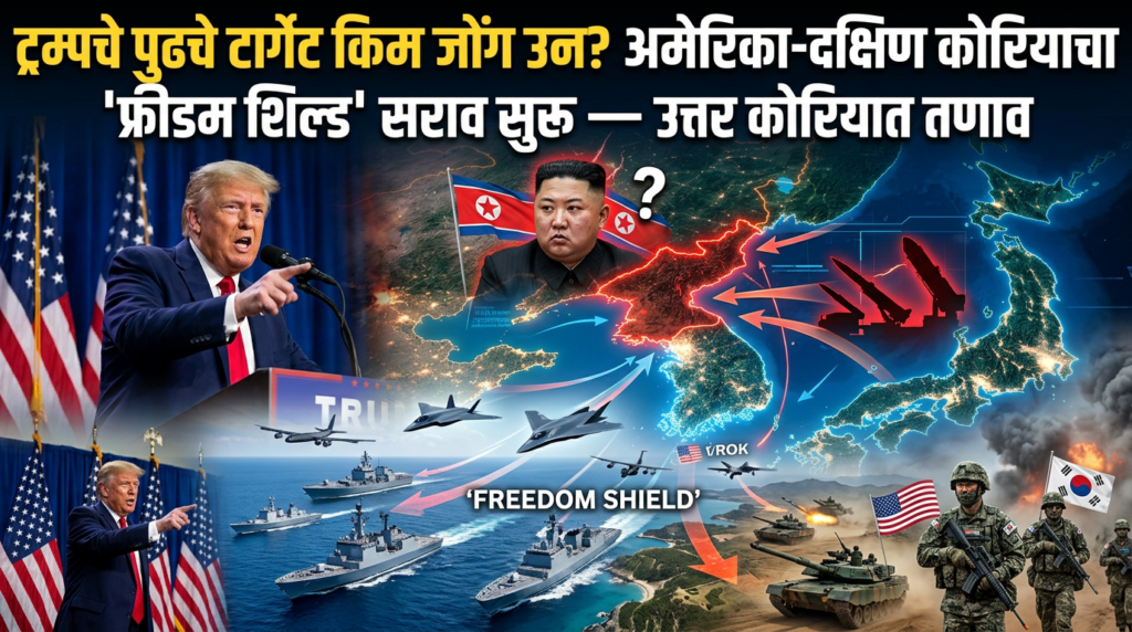 ट्रम्पचे पुढचे टार्गेट किम जोंग उन आहेत का? अमेरिकेच्या युद्धनौका उत्तर कोरियाच्या वेशीवर