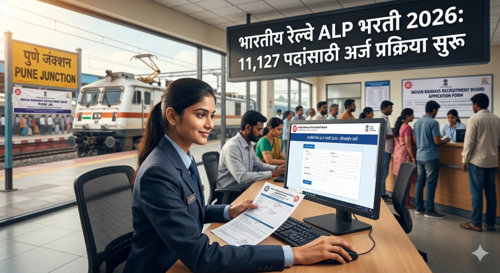 रेल्वे ALP भरती 2026: 11,127 पदांसाठी अर्ज प्रक्रिया सुरू