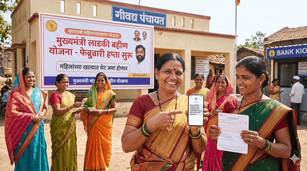 मुख्यमंत्री लाडकी बहीण योजनेचा फेब्रुवारी हप्ता सुरू, महिलांच्या खात्यात थेट जमा होणार