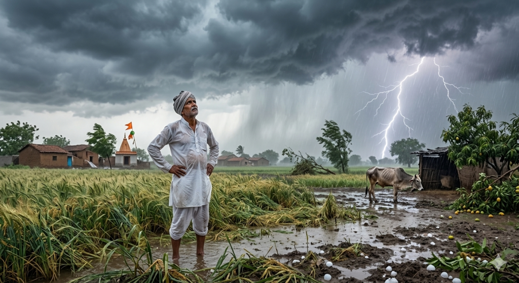 महाराष्ट्रात आज अवकाळी पावसाचा इशारा